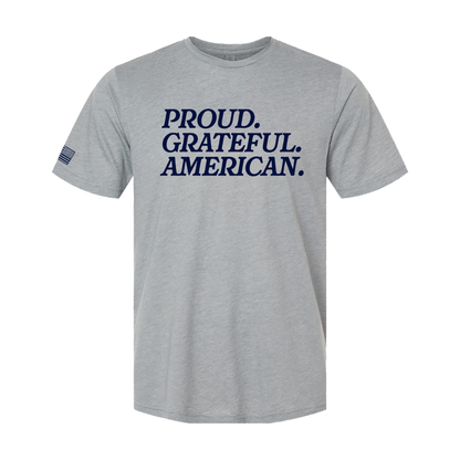 Proud. Grateful. American.
